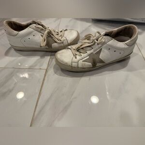 Golden Goose White Leather Sneaker